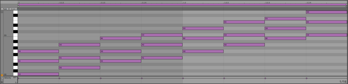 We can extract these chords from the C major scale