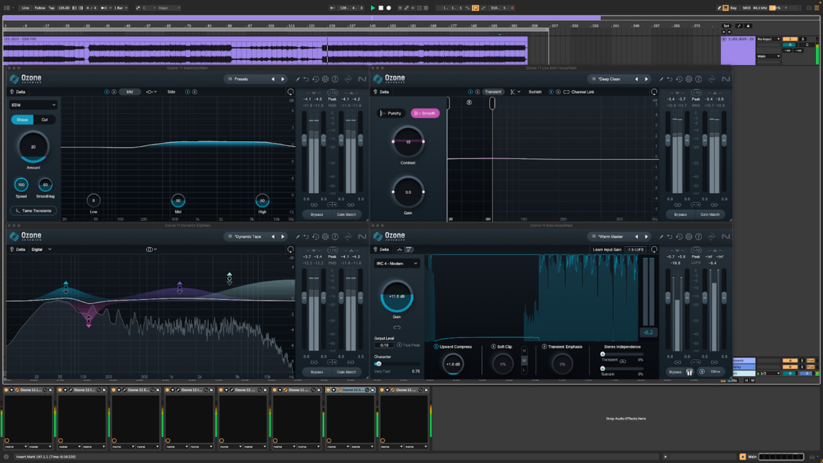 Reducing resonances across a track can keep things fluid and immersive