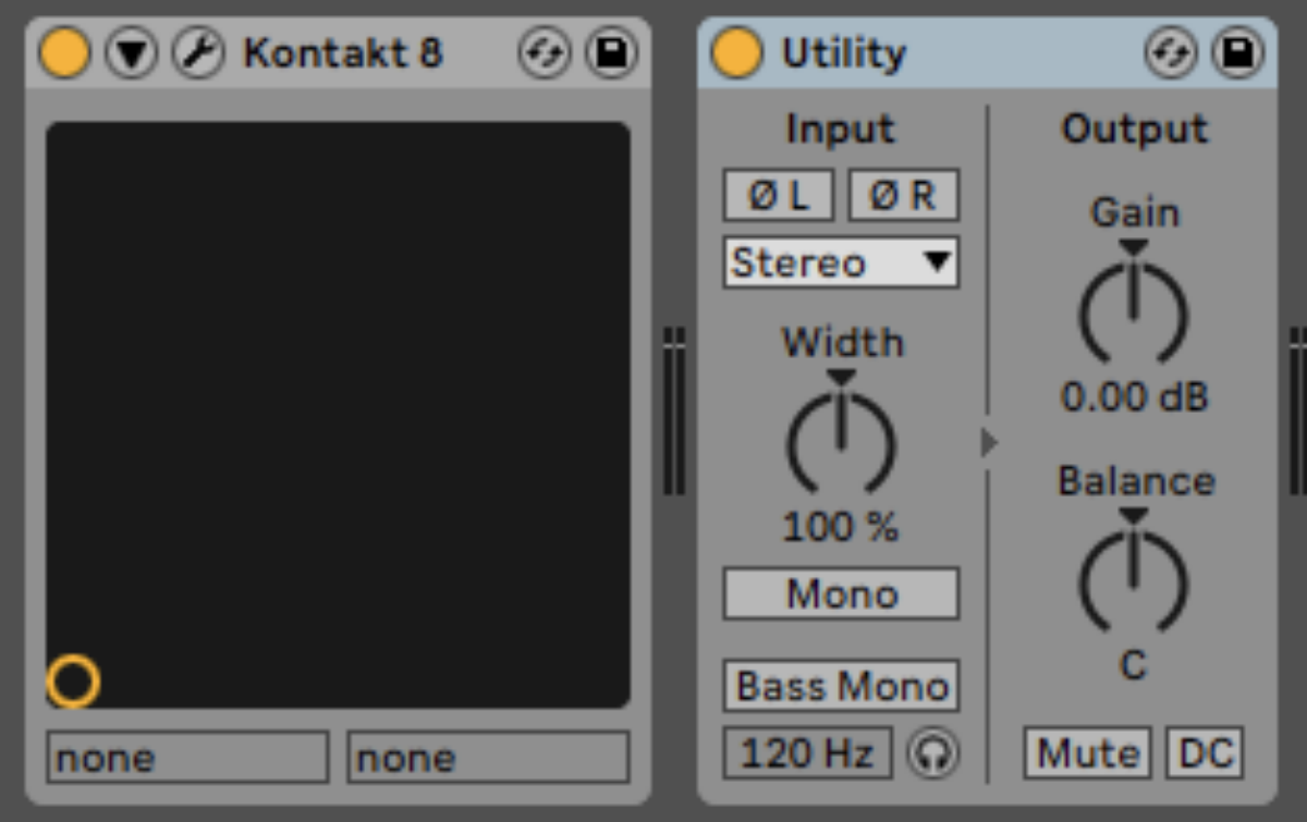 Ableton Live’s Utility effect