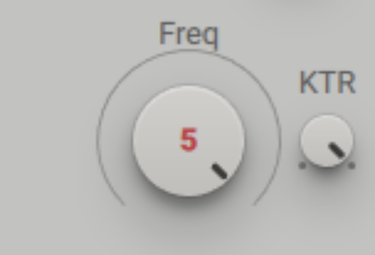 The Freq knob