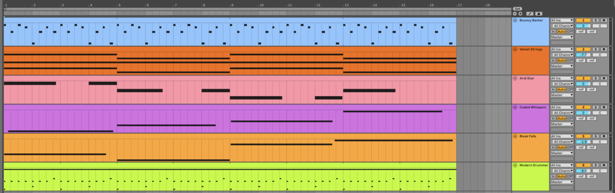 Looping out the drum pattern