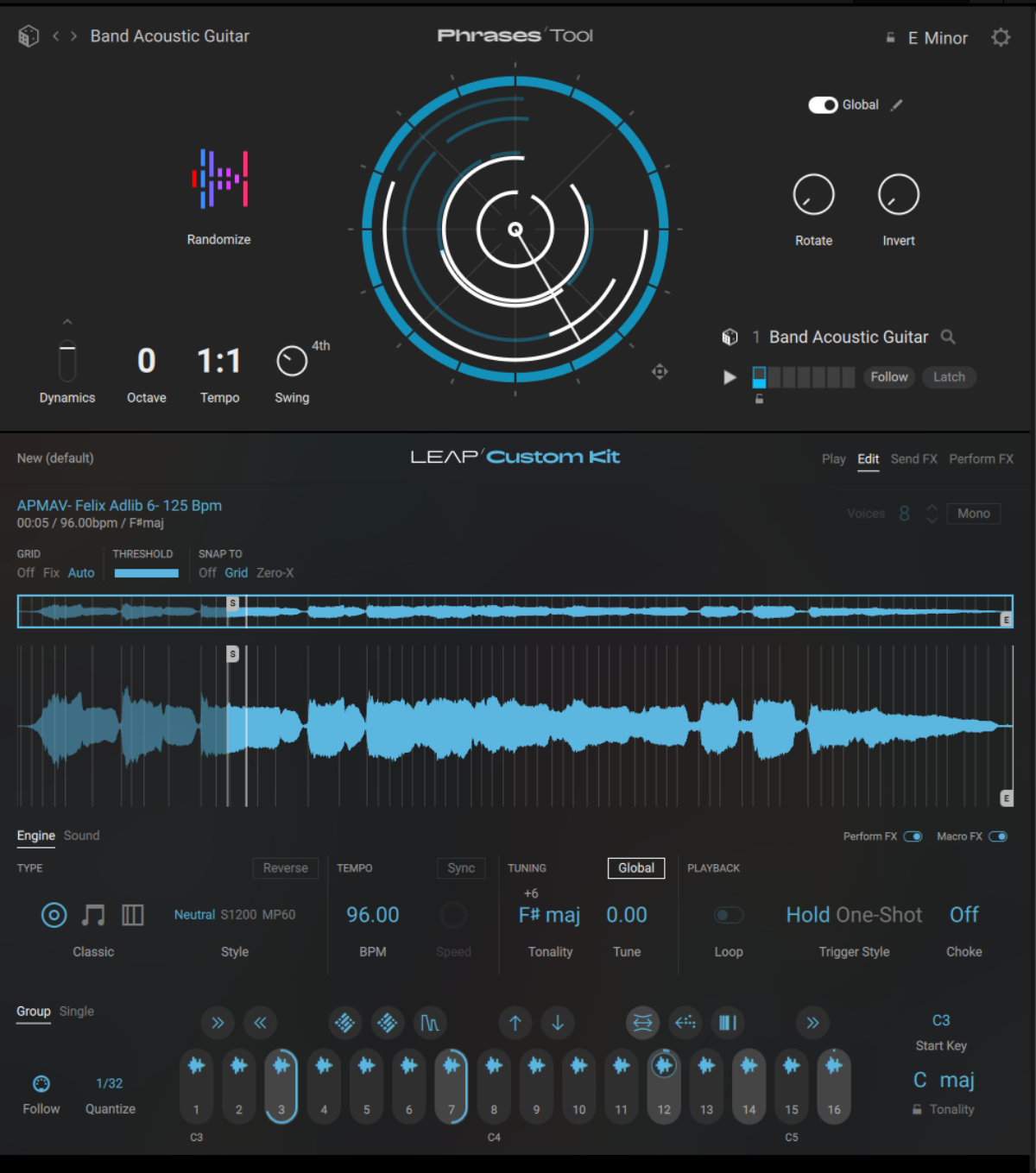 It takes some fine-tuning, but Leap offers more flexibility than a granular sampler or glitch machine ever could