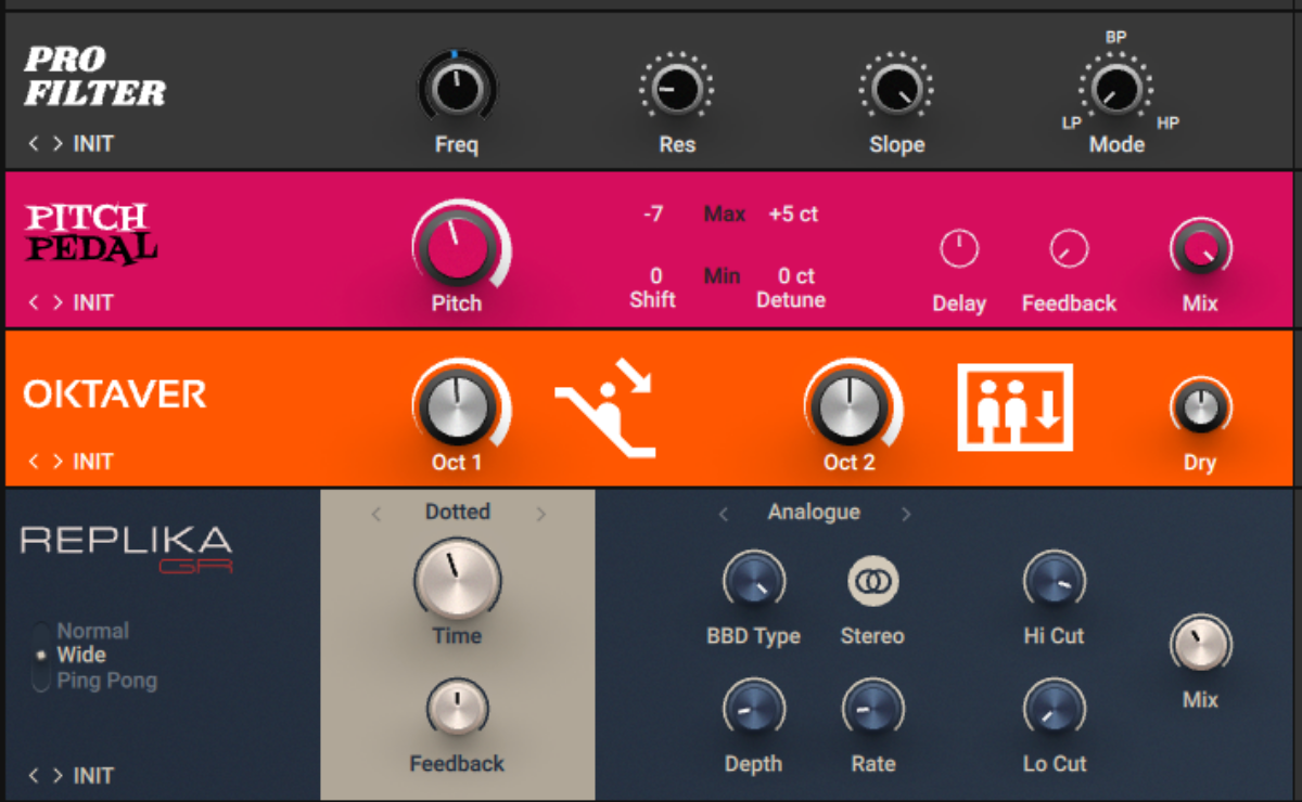 Pitch Pedal lets even the most background elements contribute to the harmonic layers of the track.