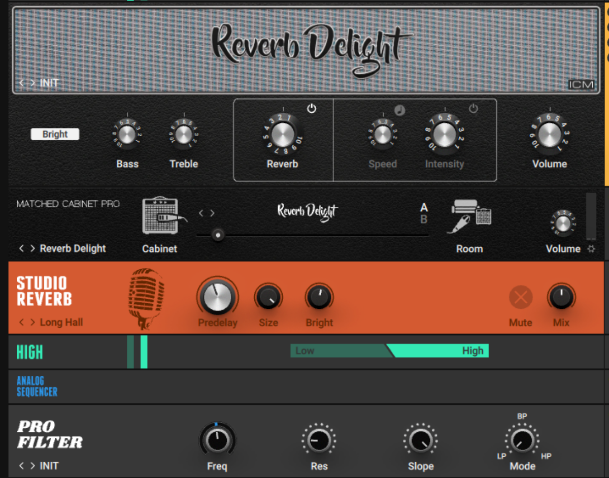 Studio Reverb is a simple and easy reverb plugin whose pre-delay lets the wet signal move against the dry signal.