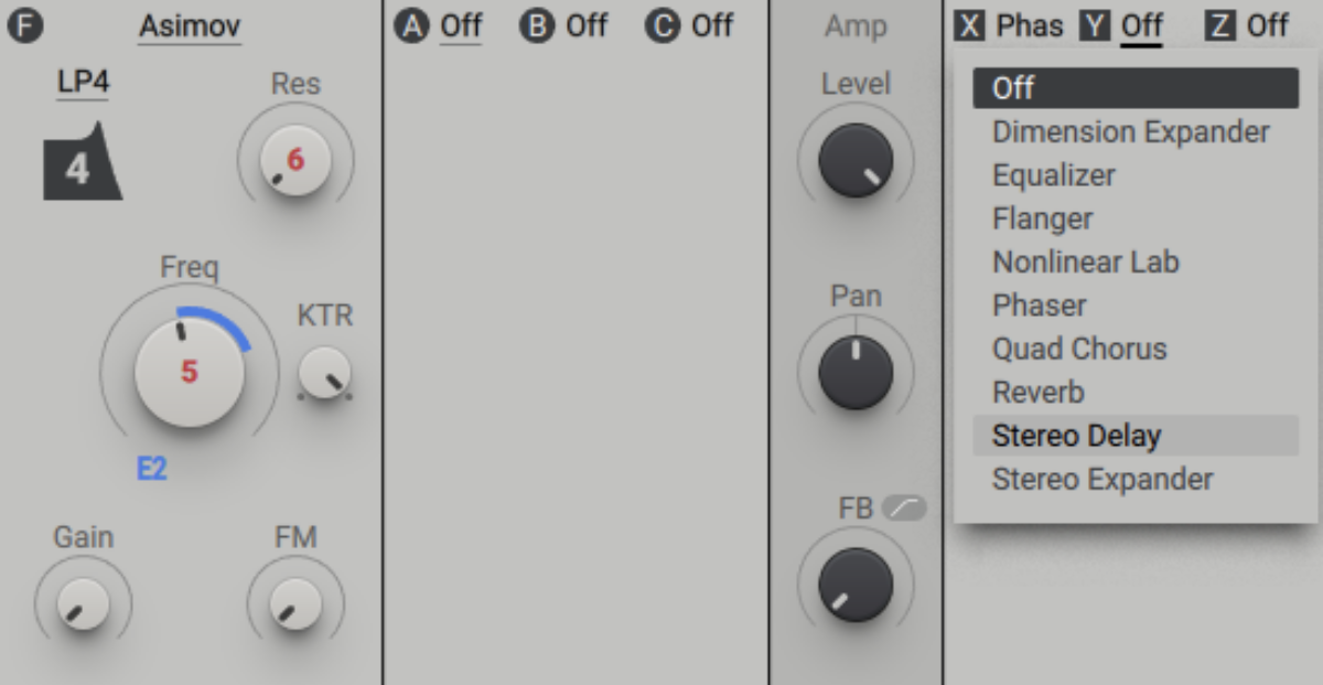 Adding the Stereo Delay effect