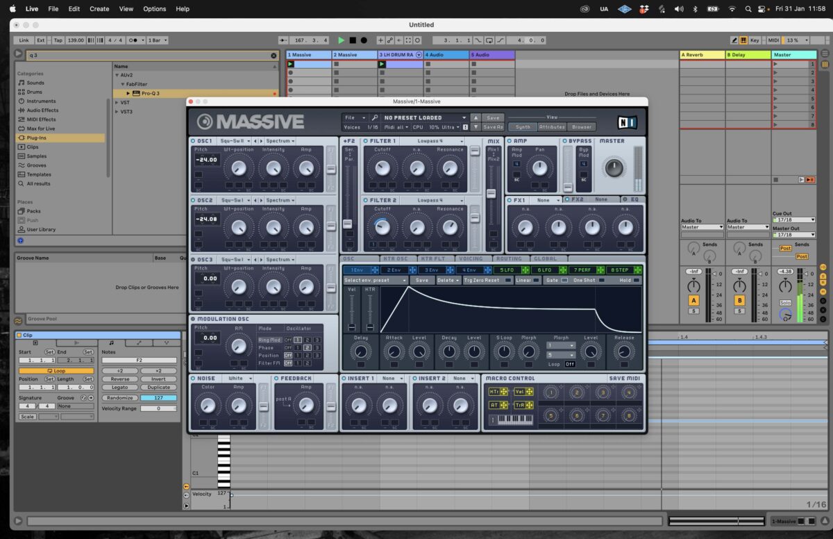 Multiple points of modulation can often bring the most unique results