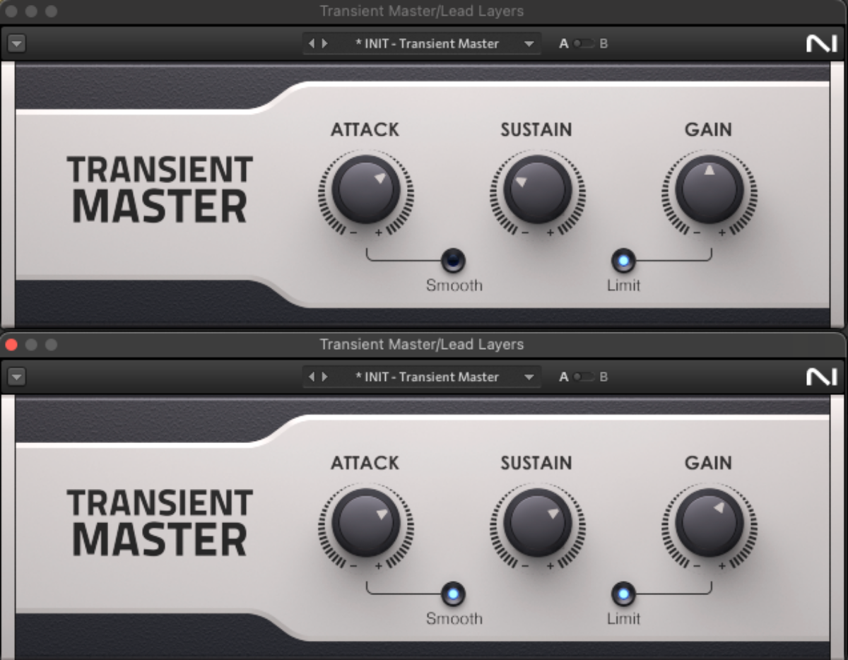 Contrasting transients not only helps weave two sounds together but also makes for a punchier and more balanced mix