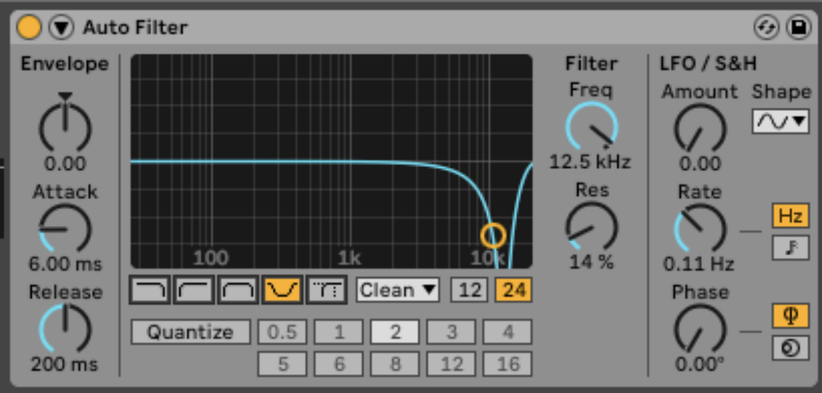 Adding a notch filter
