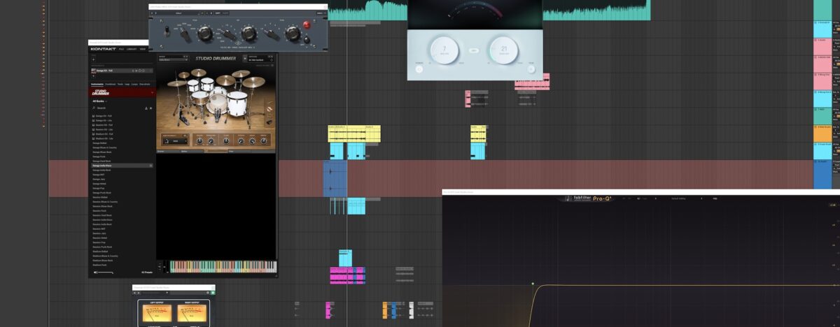AFFKT's drums setup in Kontakt