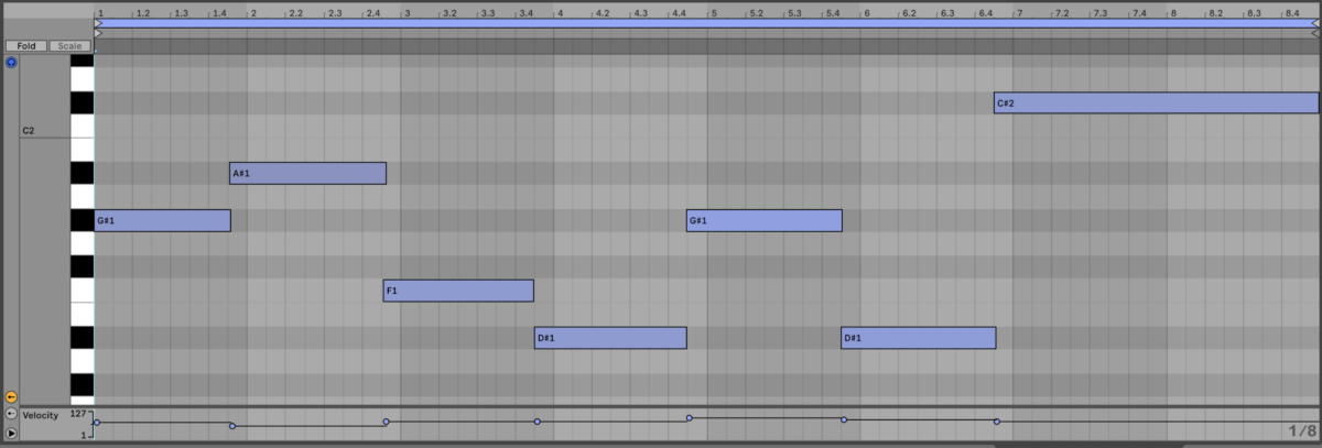 Use long, sustained notes to glue your low end together