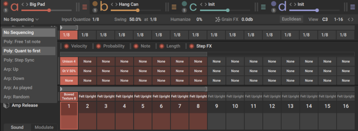 Activating the sequencer
