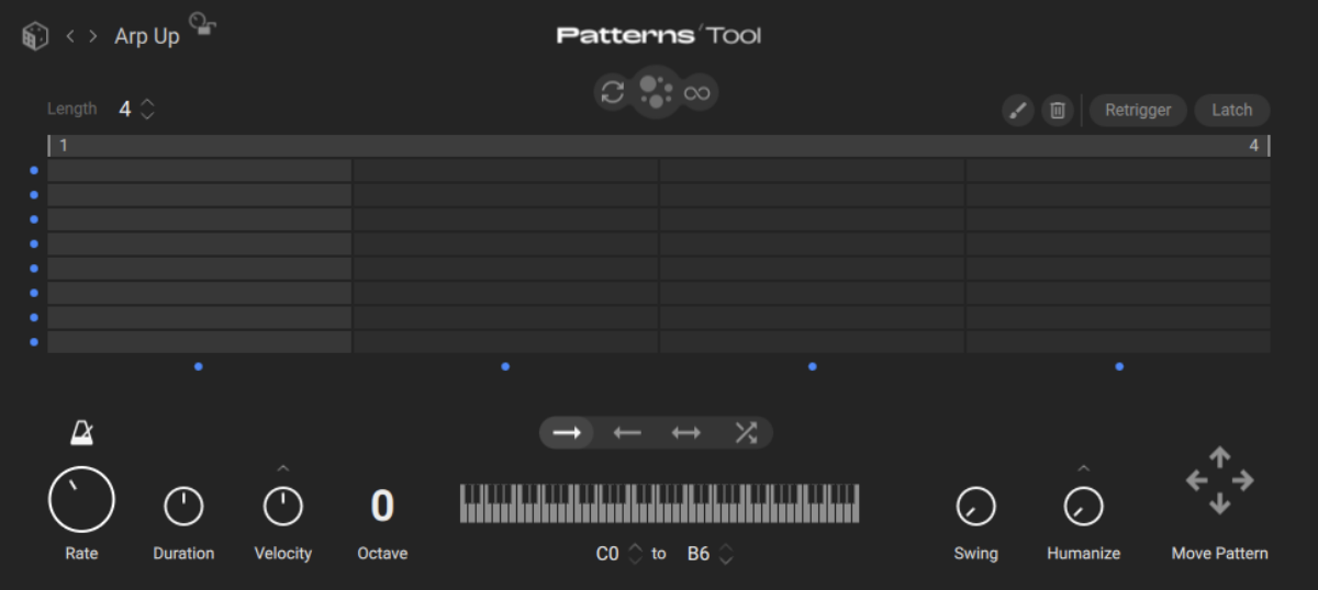 Clearing the pattern editor