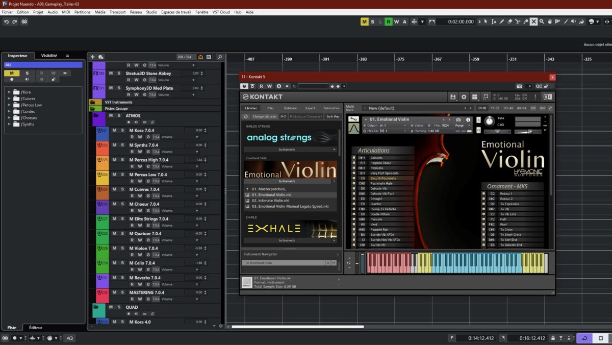 Emotional Violin library in Kontakt