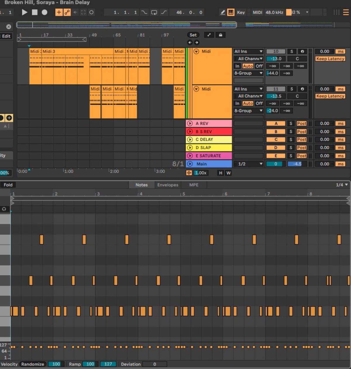 MIDI of Monark in Broken Hill's session