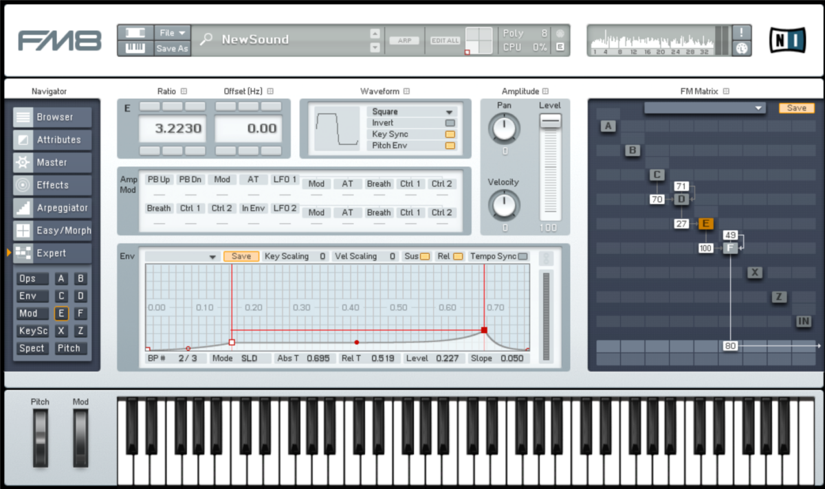 Key sync in FM8