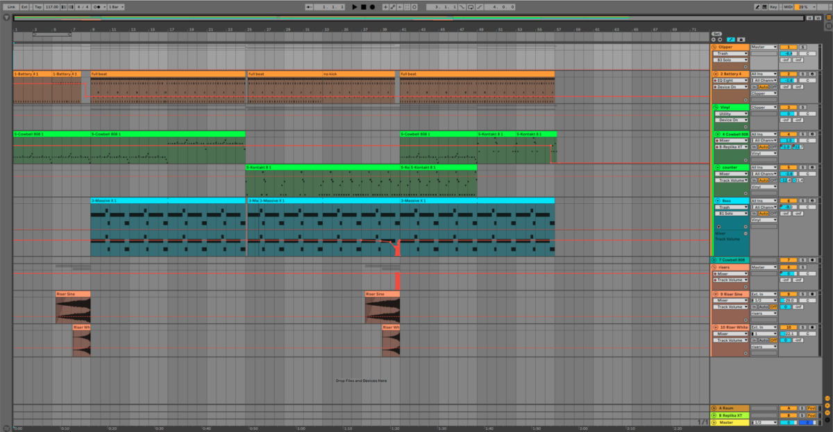 A basic arrangement for our phonk track