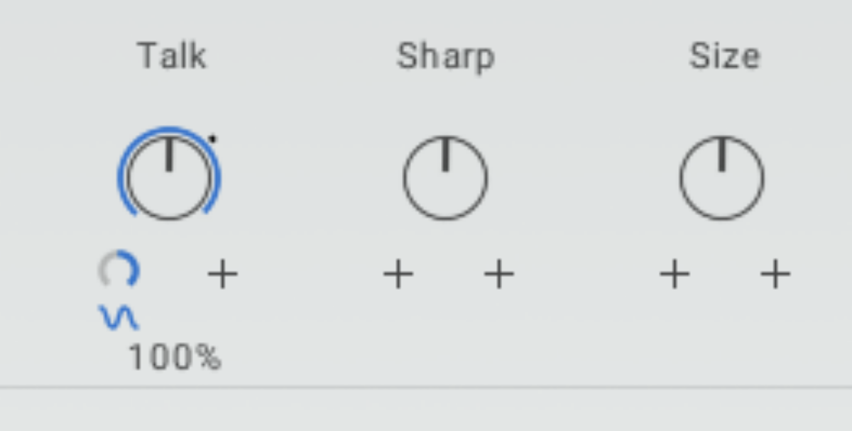 Adjusting the modulation amount