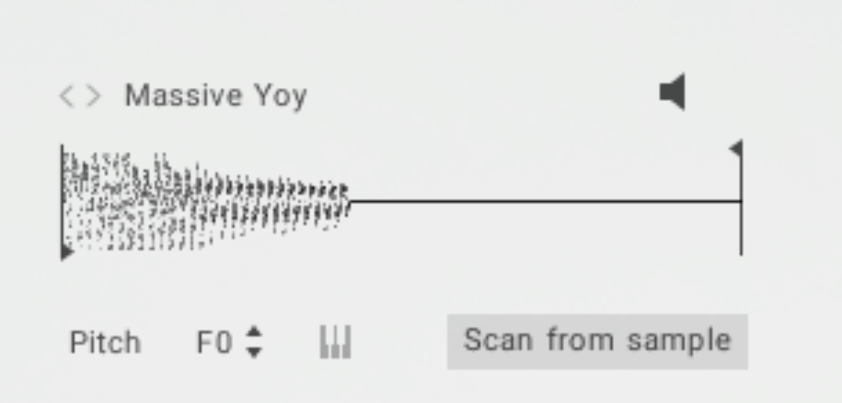 The sample pitch parameters