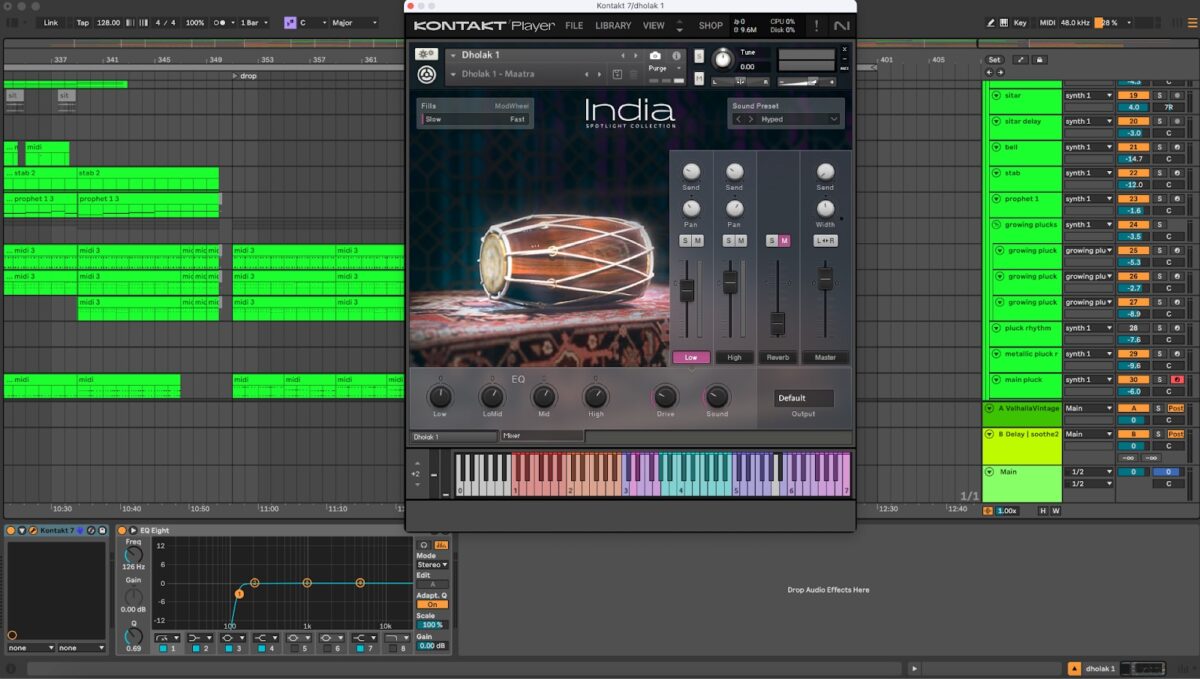 Using Spotlight Collection: India in Kontakt