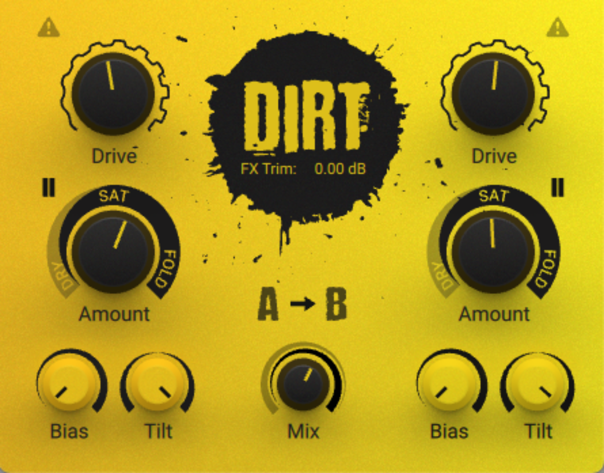 saturating bass with dirt
