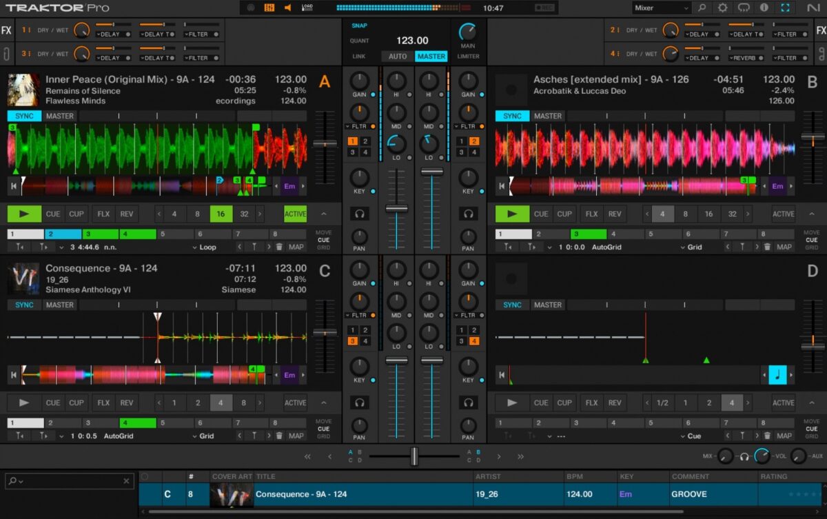 Sustaining loops in Traktor