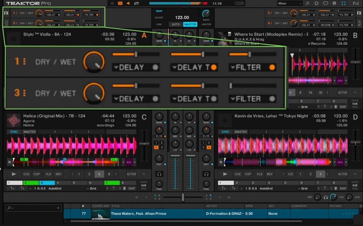 Effects in Traktor Pro 4
