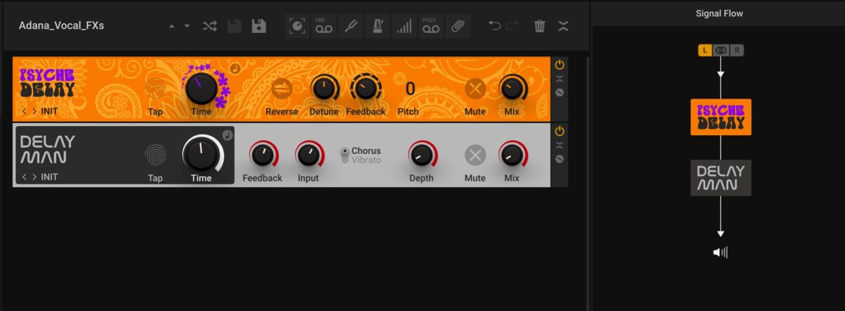 Psyche Delay in Guitar Rig
