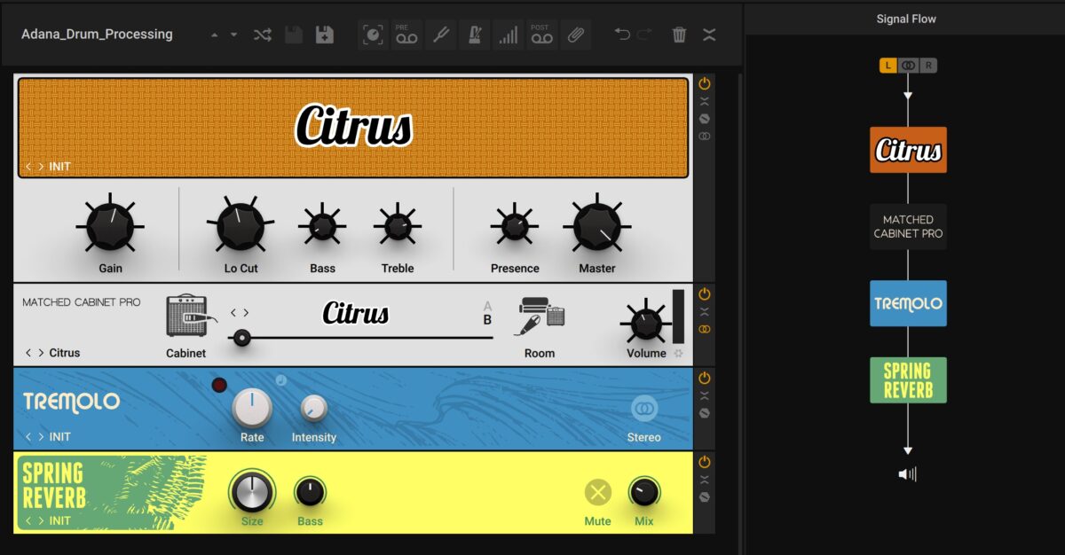 Citrus in Guitar Rig