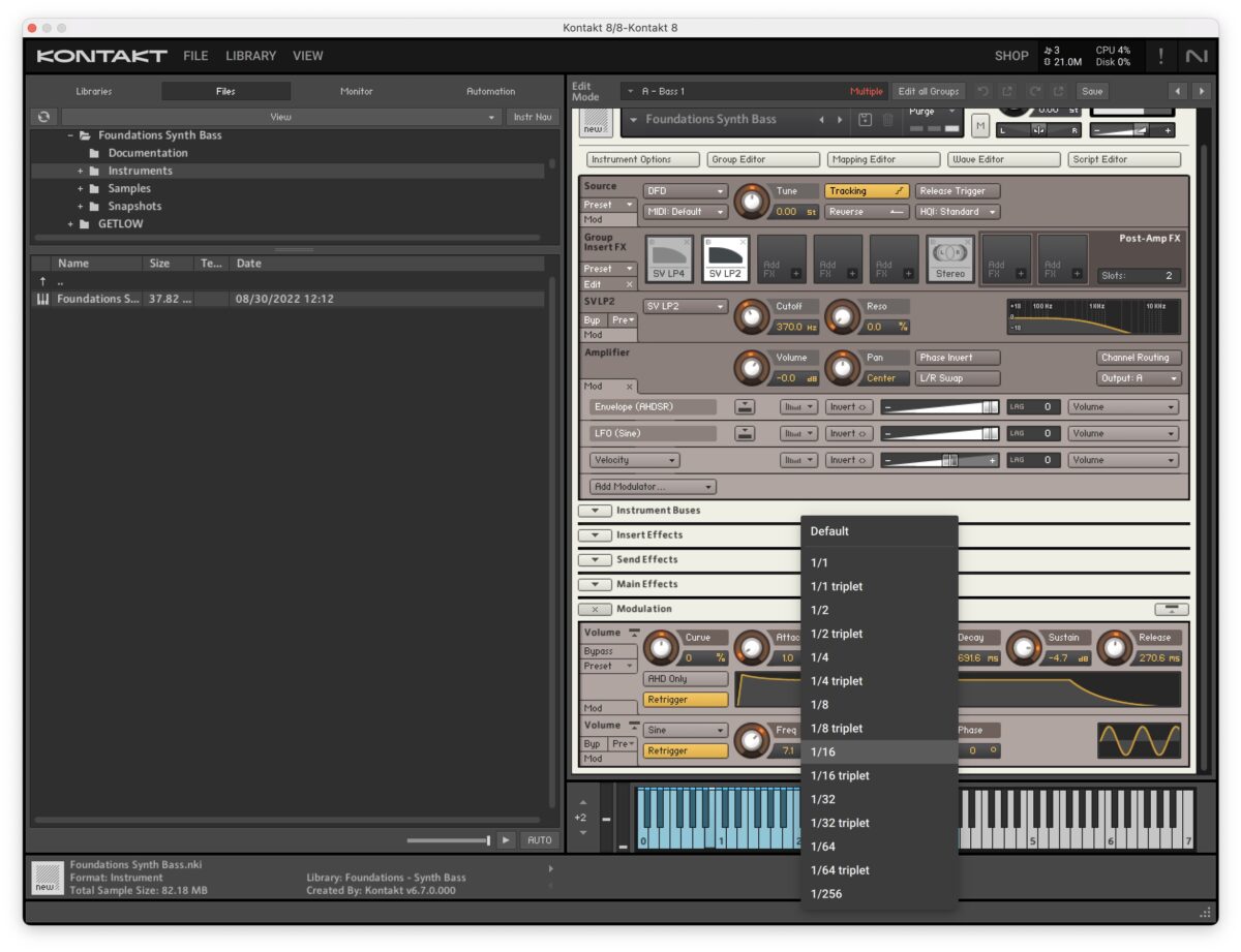 modulation