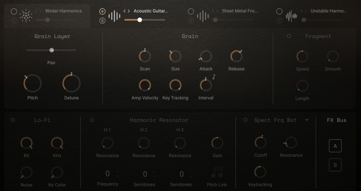 Switching active layers