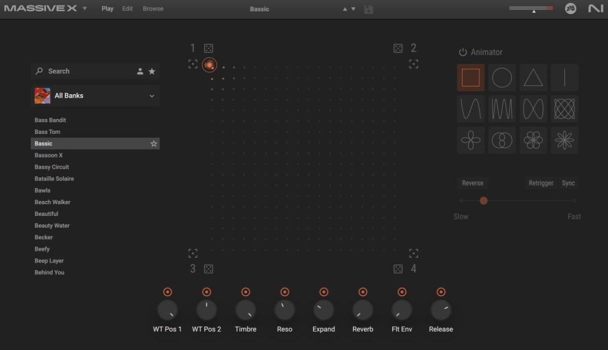 The Bassic preset