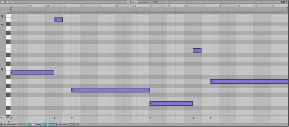Adding octave jumps