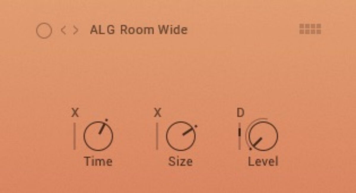 Deactivating the reverb effect