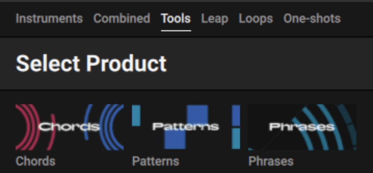 Selecting The Patterns Tool