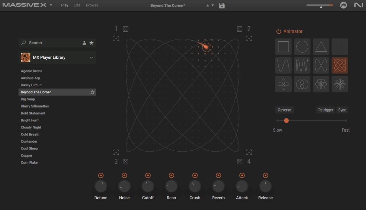 Loading The Beyond The Corner Preset