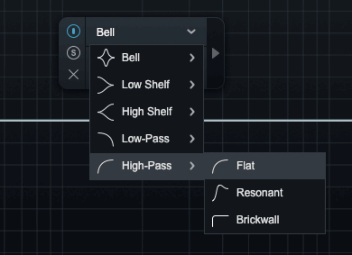 Changing The Eq Band Type