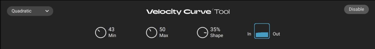 Add even more fine-tuning to Kontakt’s playback responses with Velocity Curve
