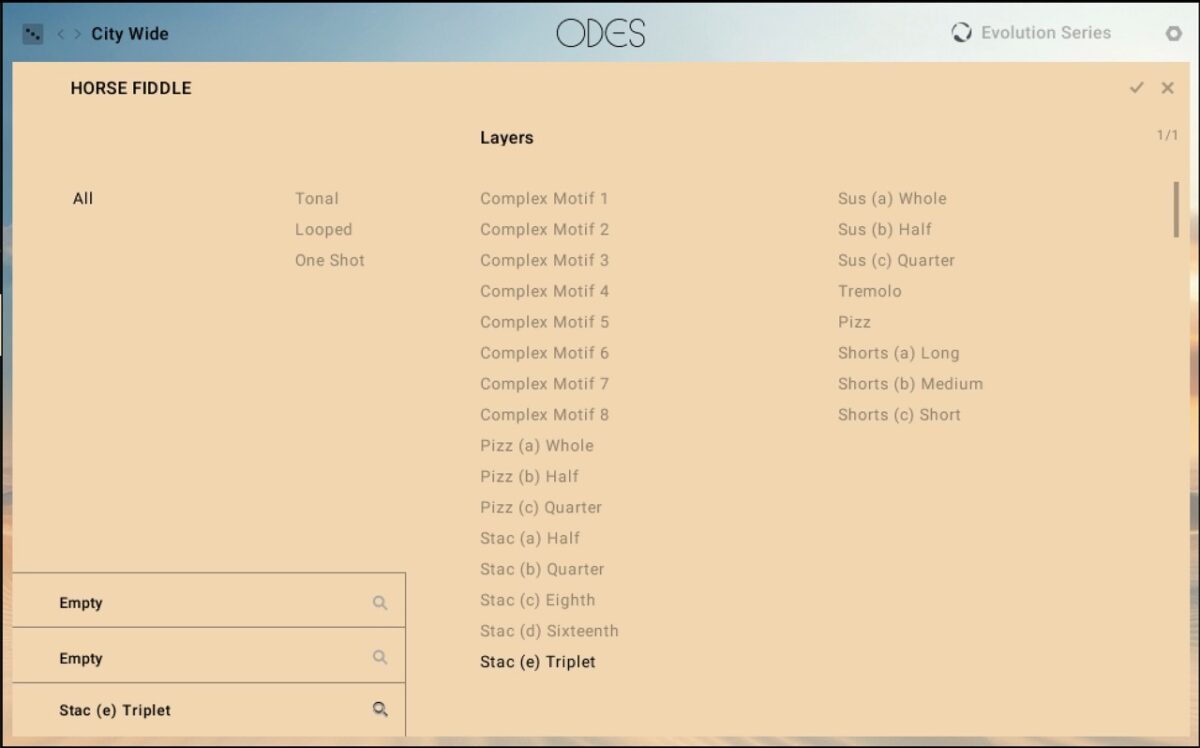 loading a triplet layer