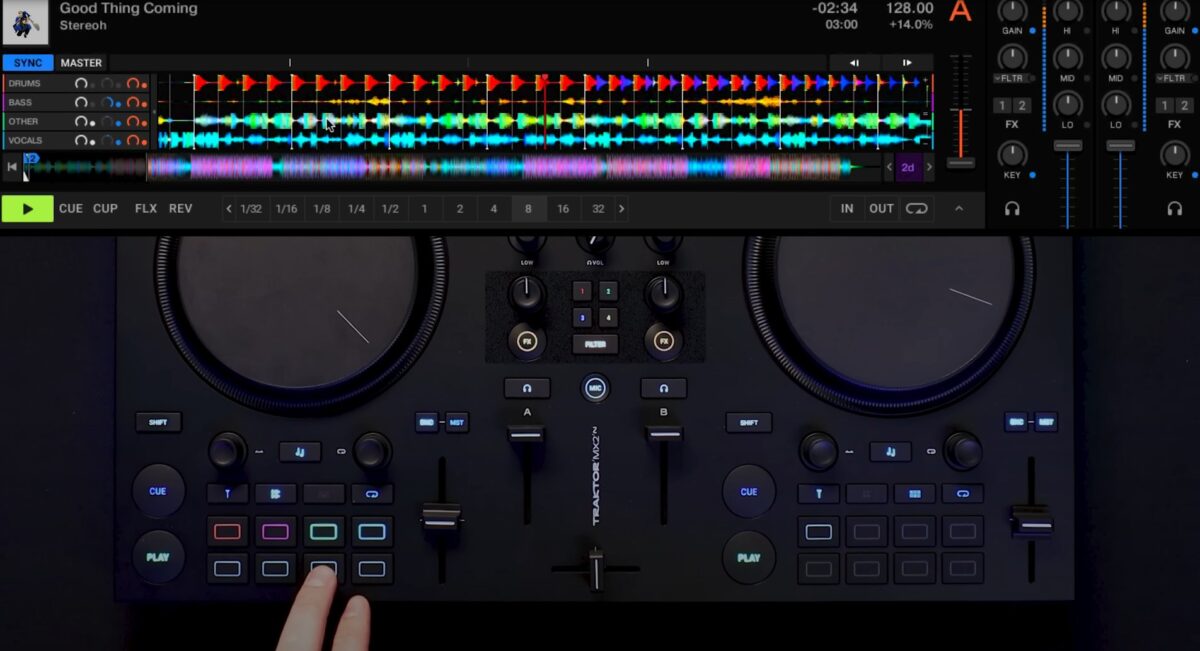 Stem decks in Traktor MX2