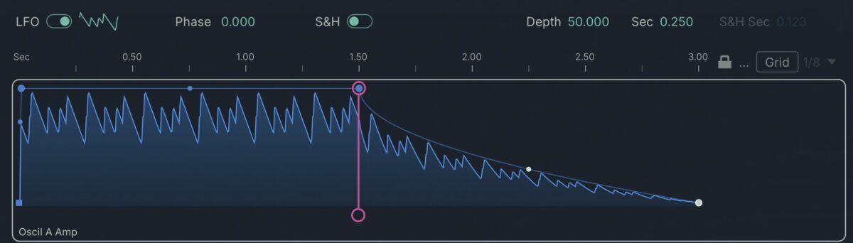 Applying an MSEG LFO
