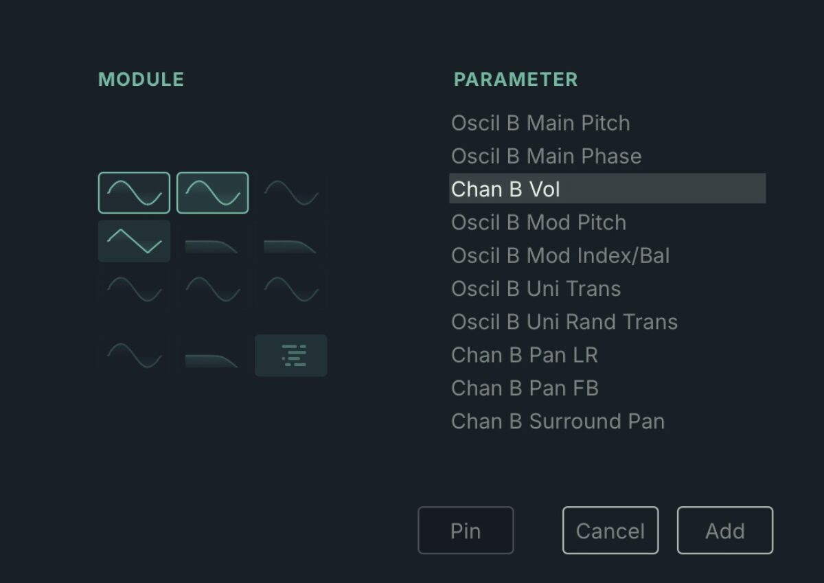 Setting up an envelope to modulate Channel B’s volume
