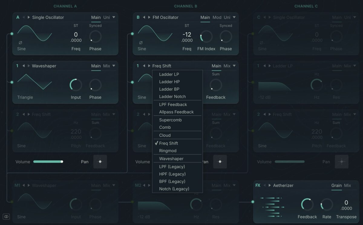Activating a Frequency Shift Insert