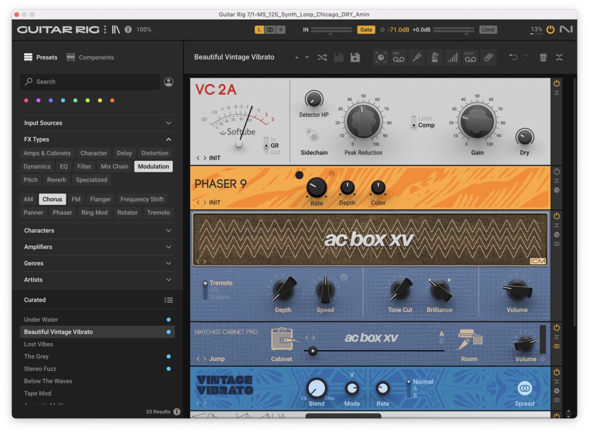 guitar rig pro beautiful vintage vibes