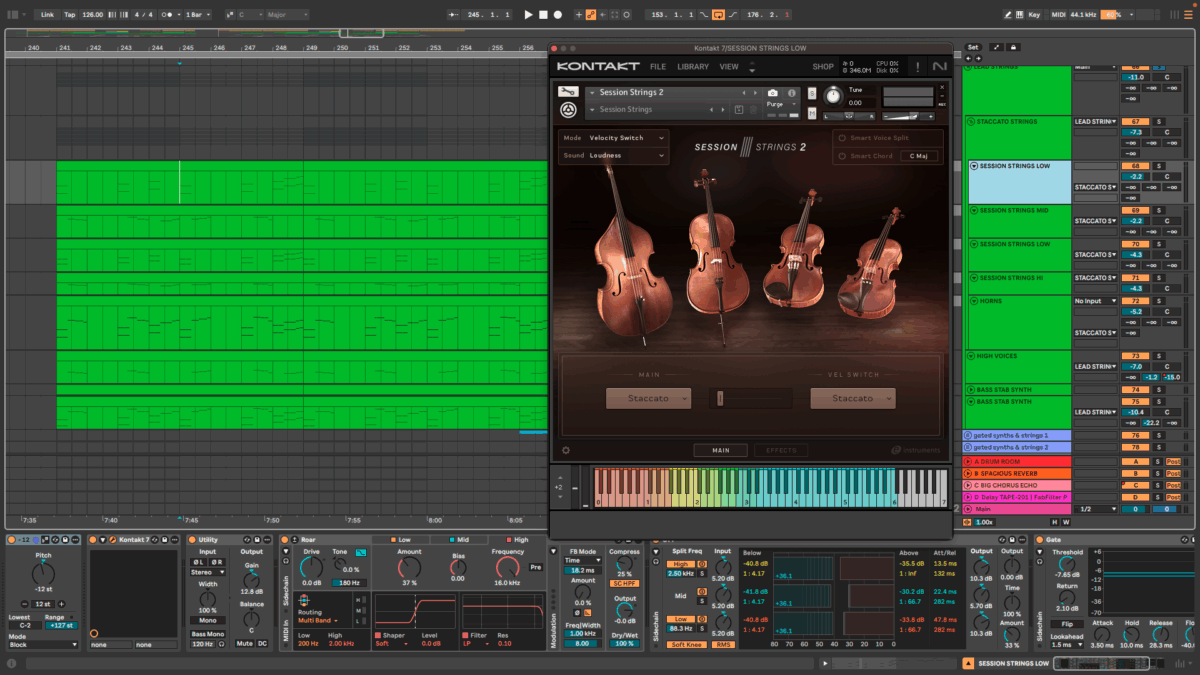 Corren Cavini Session Strings layered harmony