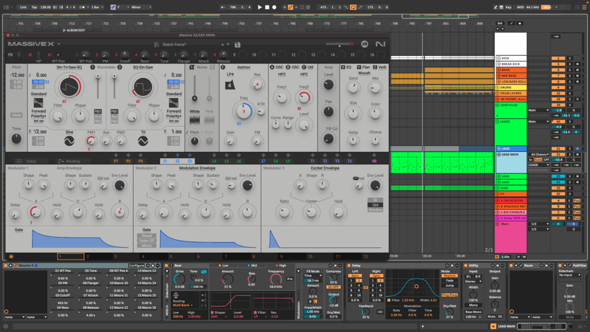 Corren Cavini Massive X Ravey Lead Synths In Listen To The Silence