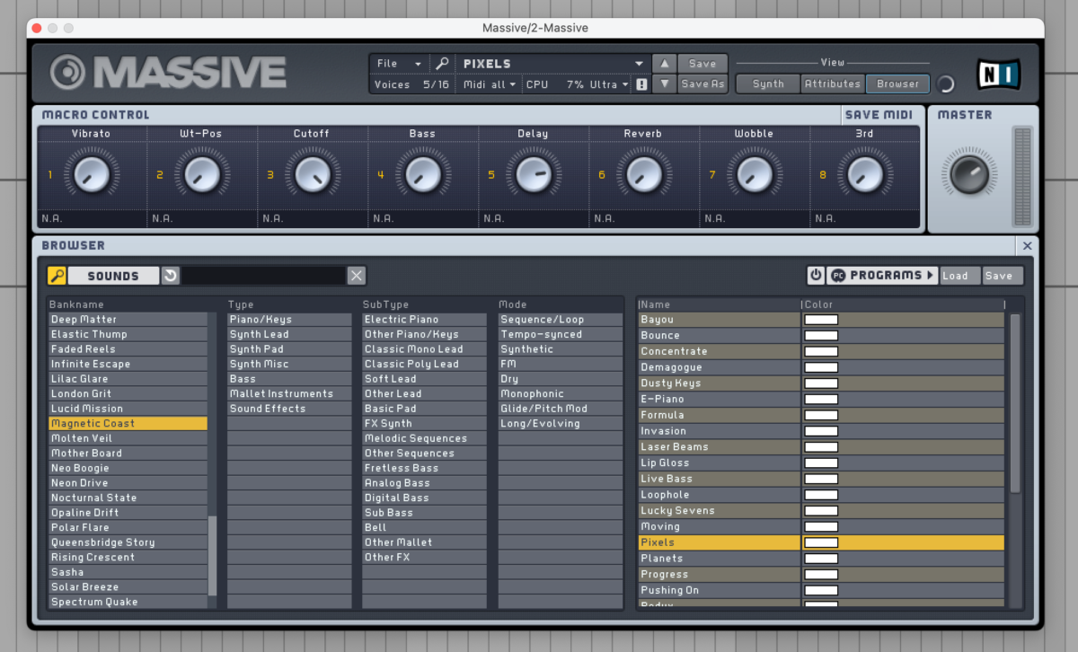 Massive in Johnny Gorillas' session