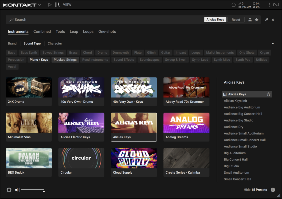 Loading Alicia’s Keys