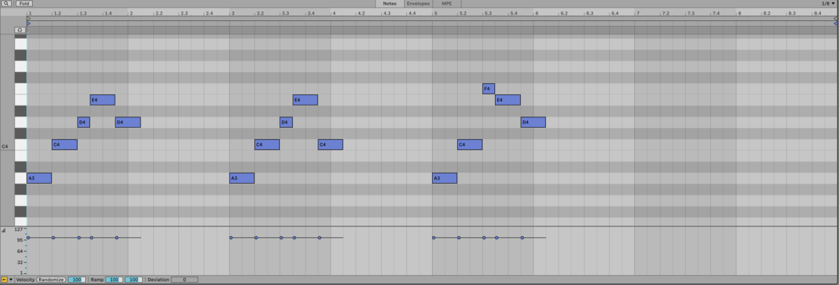 Further variation of the motif