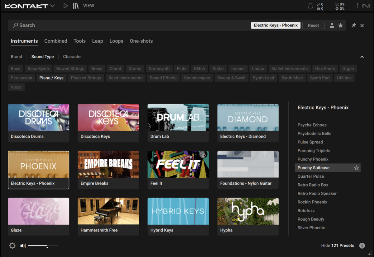 The Punchy Suitcase preset