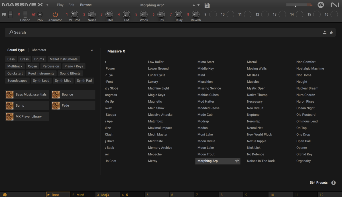 The Morphing Arp preset